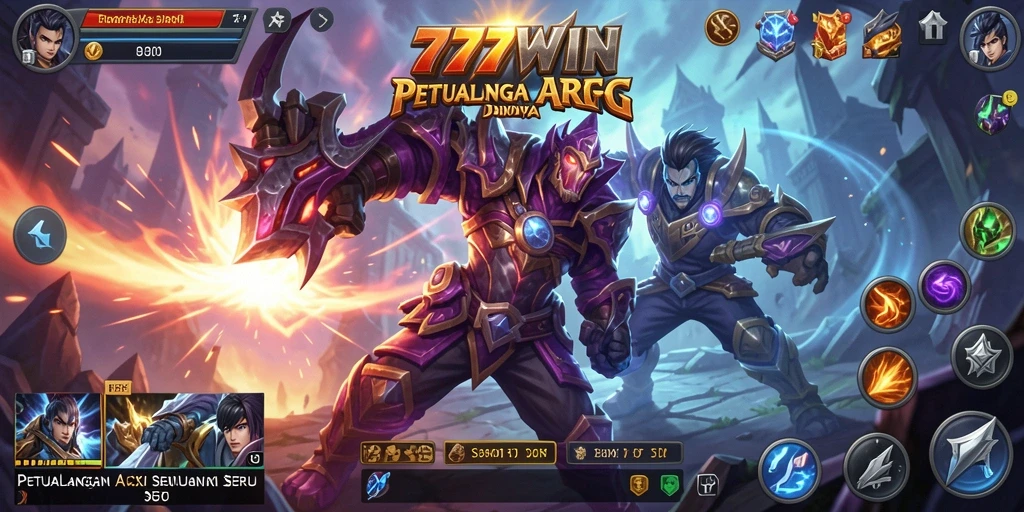 Gambaran gameplay seru dalam dunia ARPG 777WIN.