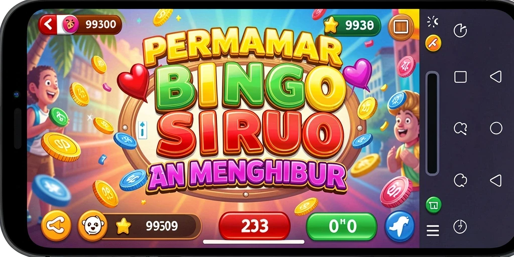 Tampilan gameplay seru permainan Bingo di 9939.