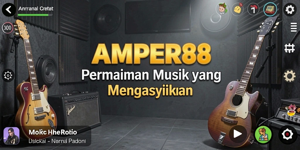 Tampilan gameplay AMPER88 yang menyenangkan dan interaktif.