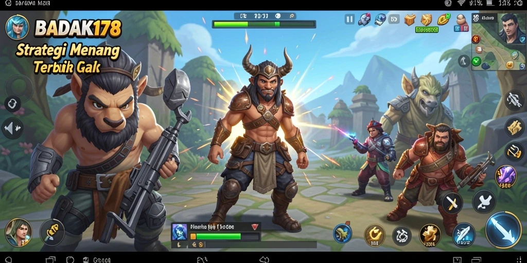 Tampilan gameplay BADAK178 yang mendebarkan dan penuh strategi.