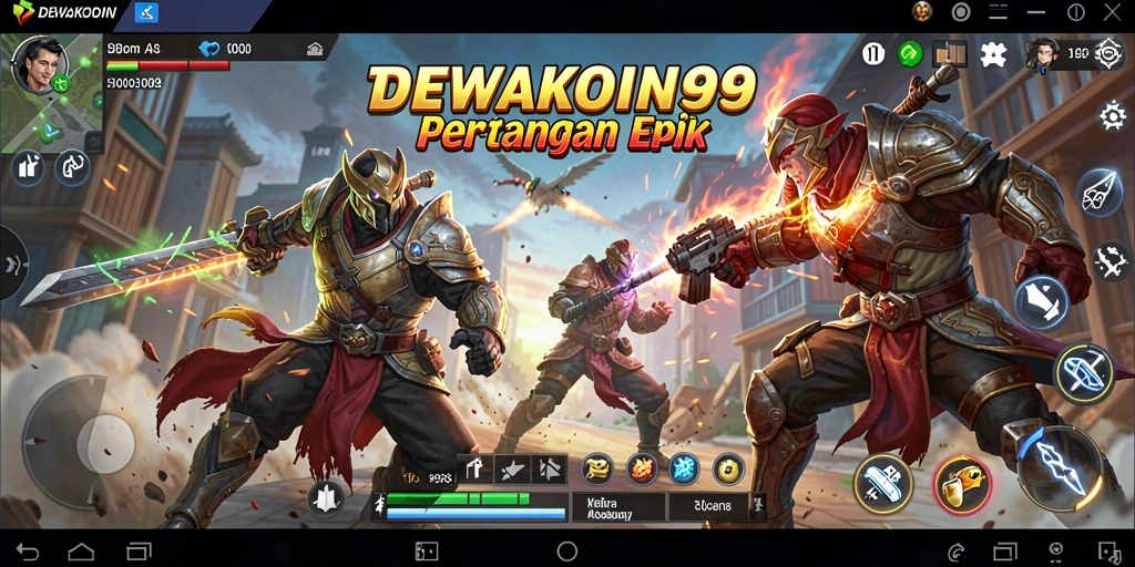Tampilan seru aksi pertarungan di DEWAKOIN99 yang mendebarkan.