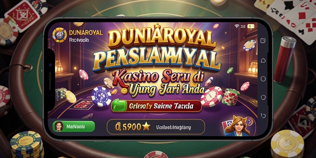 Gameplay DUNIAROYAL yang menarik dengan banyak pilihan permainan Kasino.