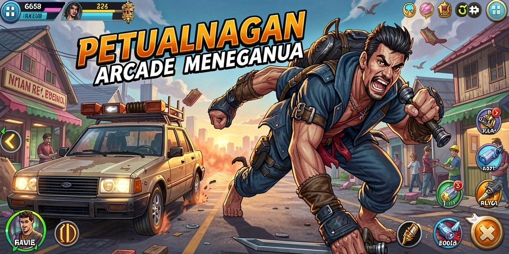Screenshot gameplay G668 dengan aksi Arcade yang seru.