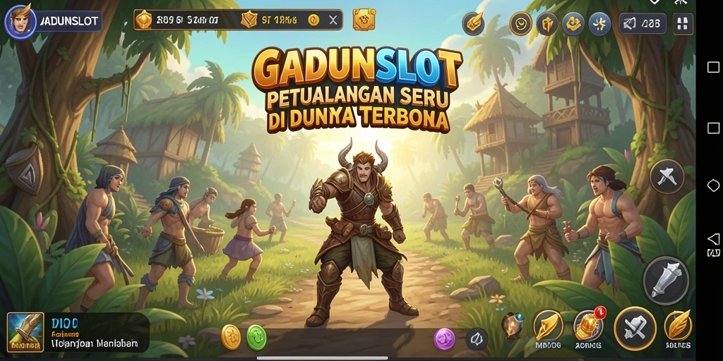 Tampilan gameplay GADUNSLOT di dunia terbuka yang menakjubkan.