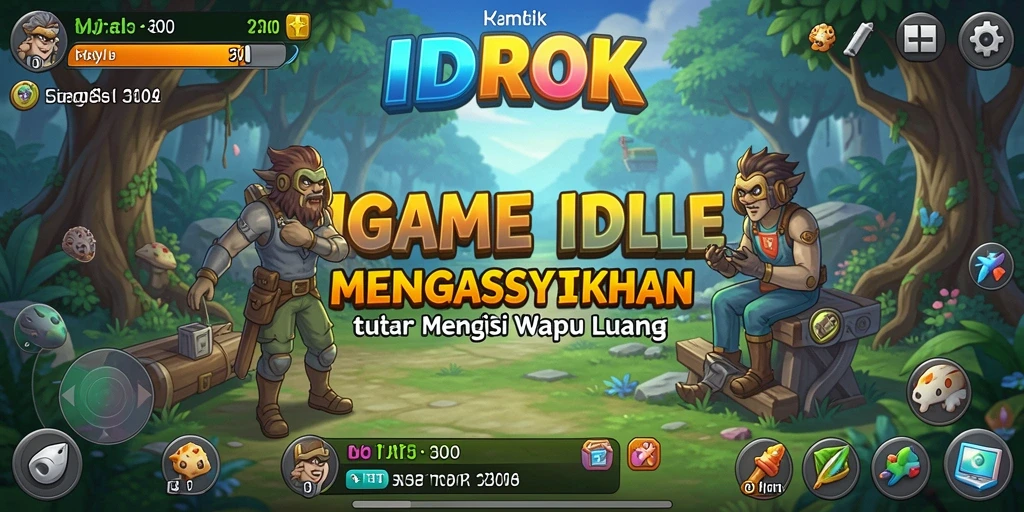 Tampilan gameplay <strong>IDROK</strong> yang seru dan menarik perhatian.
