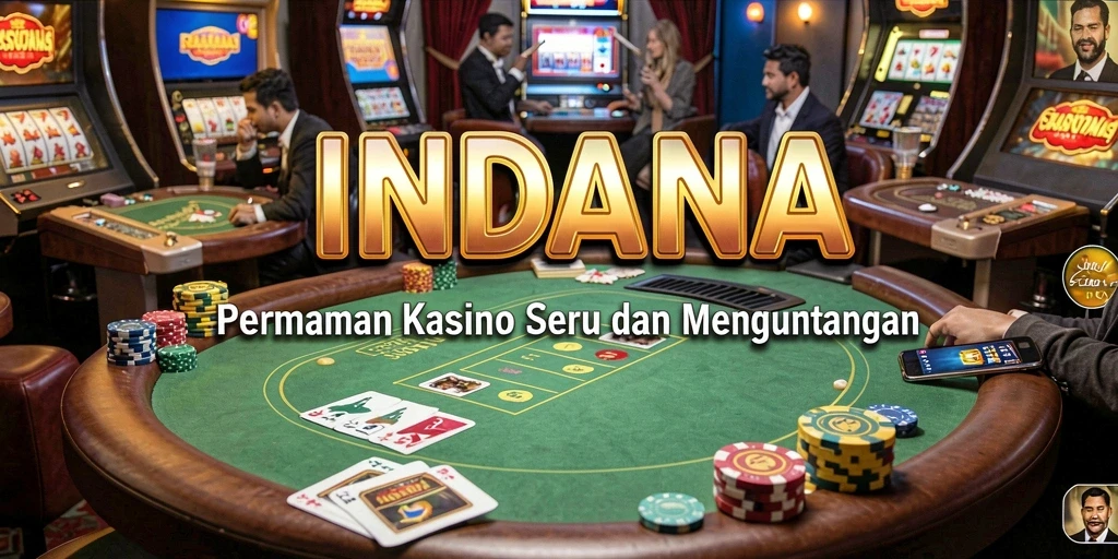 Screenshot utama INDAAA menampilkan gameplay Kasino yang mengasyikkan.