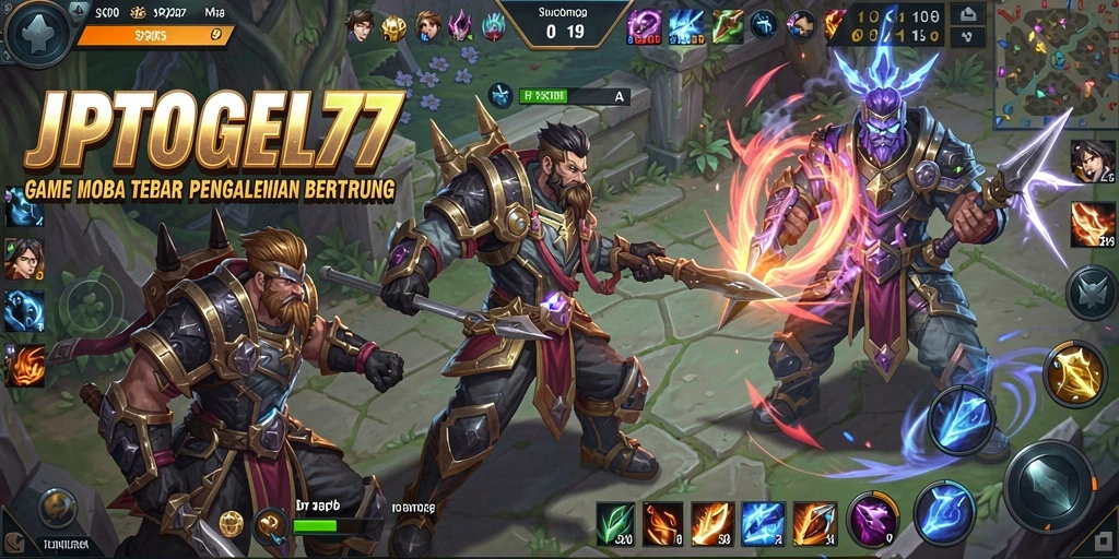 Tangkapan layar gameplay menarik dari JPTOGEL77 di mode pertempuran.