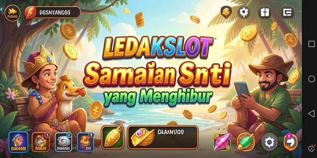 Tampilan gameplay seru dalam LEDAKSLOT yang menarik.