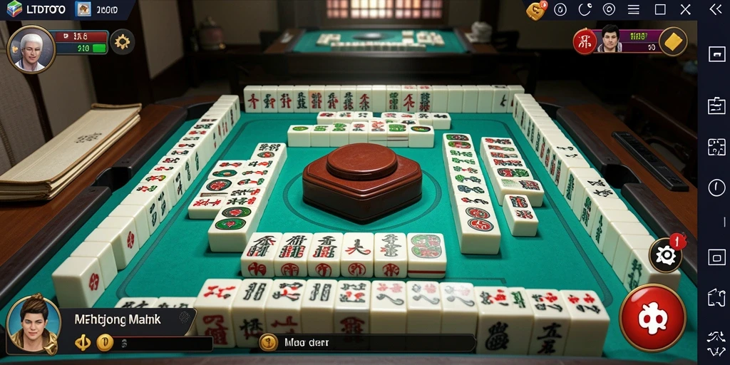Screenshot LTDTOTO menunjukkan gameplay Mahjong yang seru dan menarik.