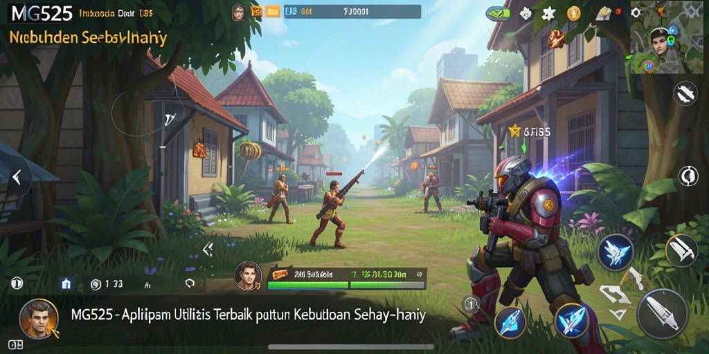 Tampilan screenshot utama MG525 yang menunjukkan antarmuka aplikasi Utility.