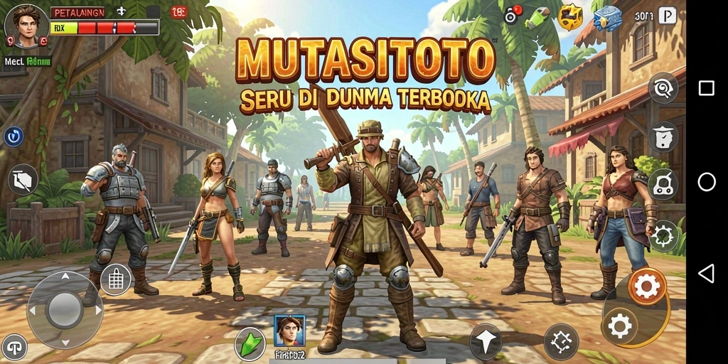 Tampilan gameplay menakjubkan di dunia terbuka MUTASITOTO.