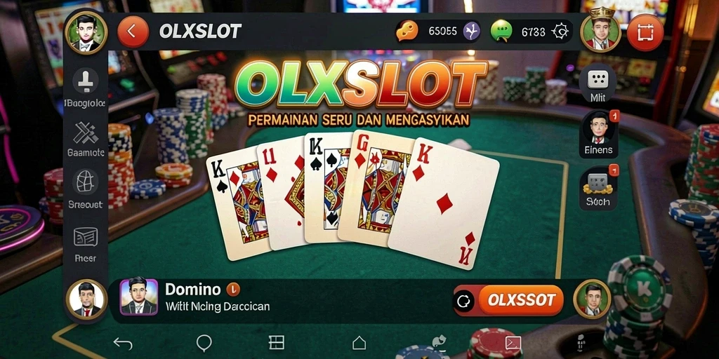 Tampilan menarik dari gameplay OLXSLOT yang menampilkan domino.