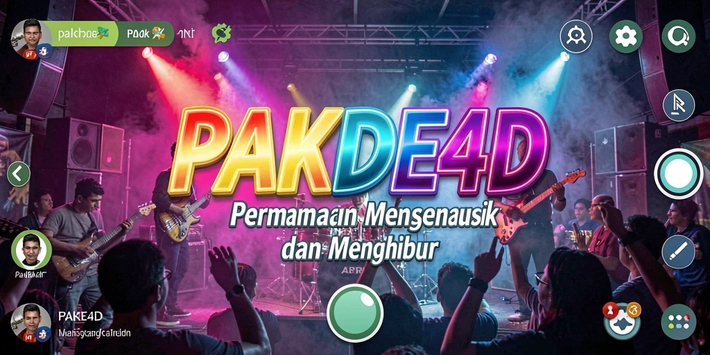 Screenshot gameplay PAKDE4D yang penuh warna dan interaktif.
