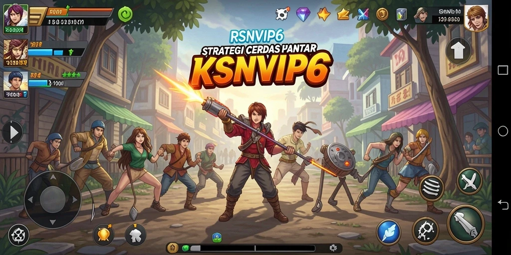 Screenshot gameplay RSNVIP6 menampilkan aksi strategi yang mendebarkan.
