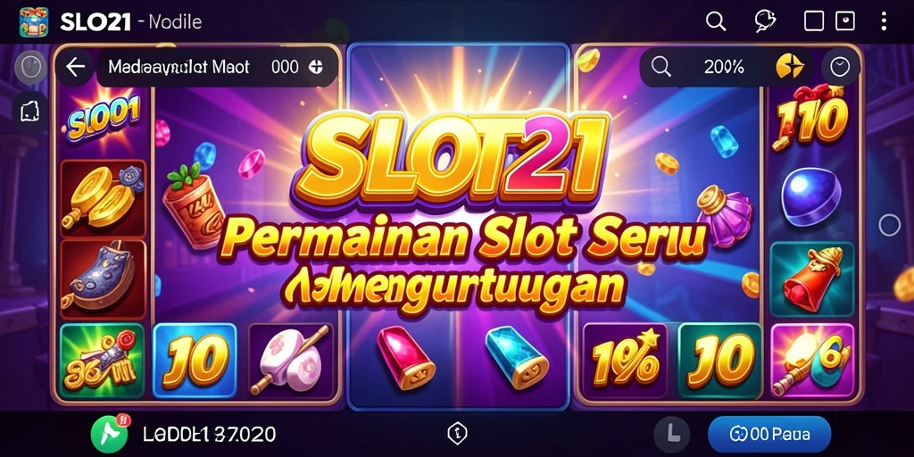 Tampilan gameplay SLOT21 yang seru dengan fitur-fitur menarik.