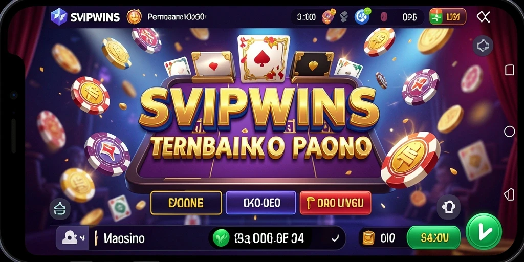 Tampilan gameplay menarik dari SVIPWINS dengan suasana kasino.