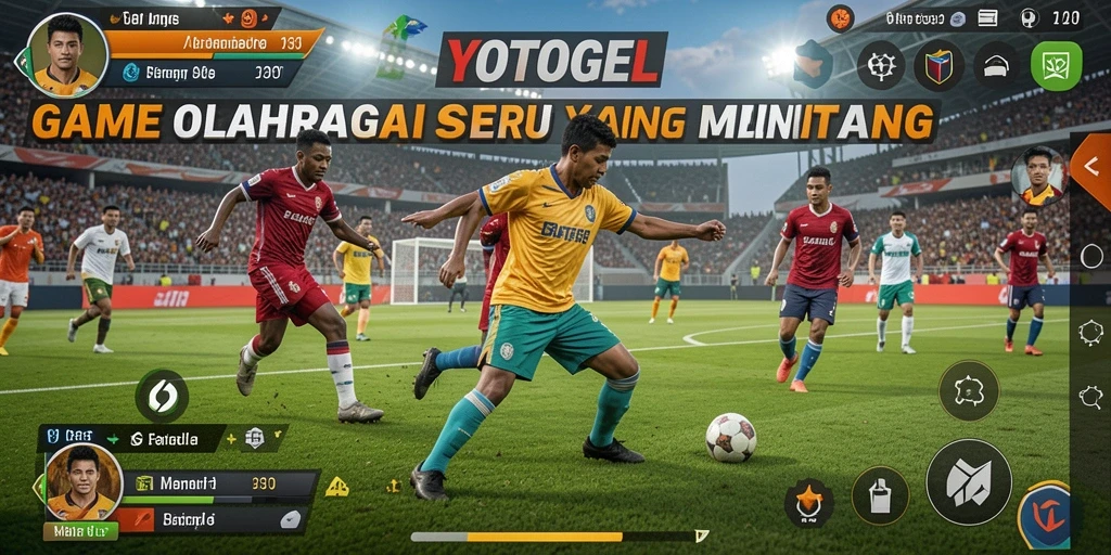 Screenshot YOTOGEL menampilkan gameplay yang seru dalam olahraga.